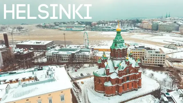 Video thumbnail for HELSINKI COVERED IN SNOW | Finland Vlog