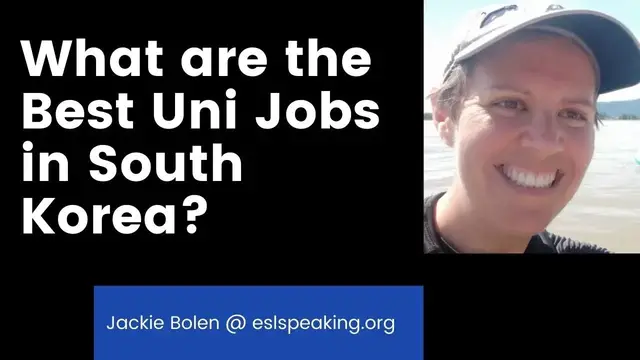Video thumbnail for What are the Top University Jobs in South Korea | The Best Uni Jobs in Korea