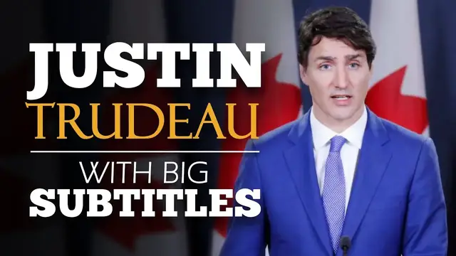 Video thumbnail for ENGLISH SPEECH | JUSTIN TRUDEAU - We are Canadian (English Subtitles)