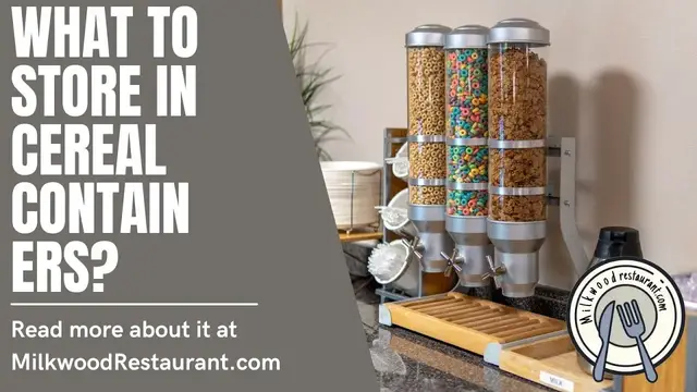 Video thumbnail for What To Store In Cereal Containers