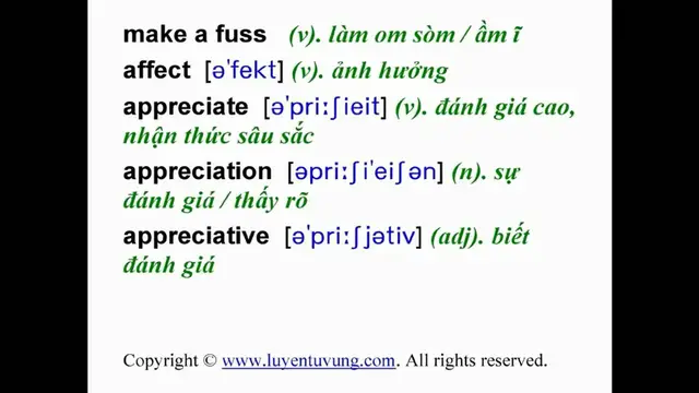 Video thumbnail for Learn English Vocabulary - Grade 11 - Unit 02 - Lesson 01
