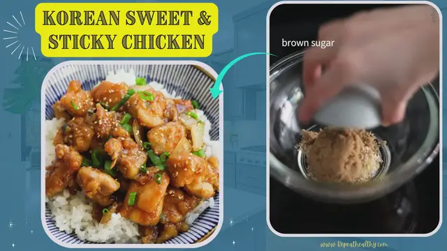 Video thumbnail for Korean Sweet & Sticky Chicken