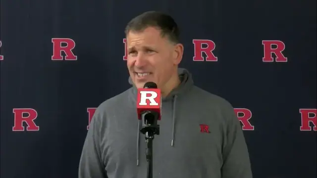 Video thumbnail for Greg Schiano's Spring Camp Opening Press Conference