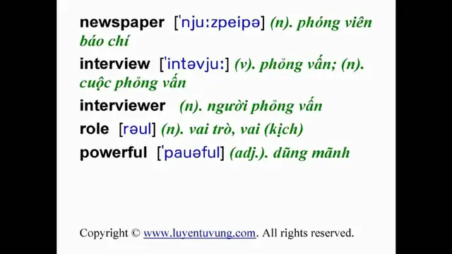 Video thumbnail for Learn English Vocabulary - Grade 7 - Unit 16 - Lesson 04