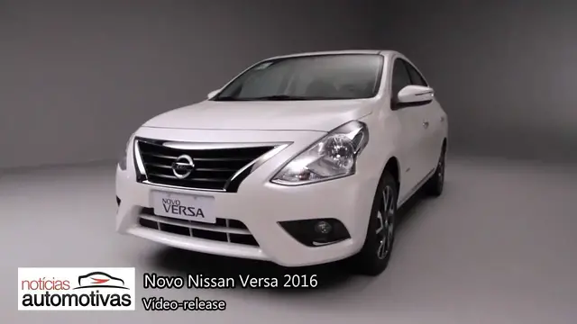 Video thumbnail for Novo Nissan Versa 2016 - Video-release - NotíciasAutomotivas.com.br