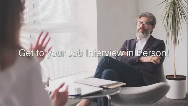 'Video thumbnail for Get to your Job Interview in Person!'