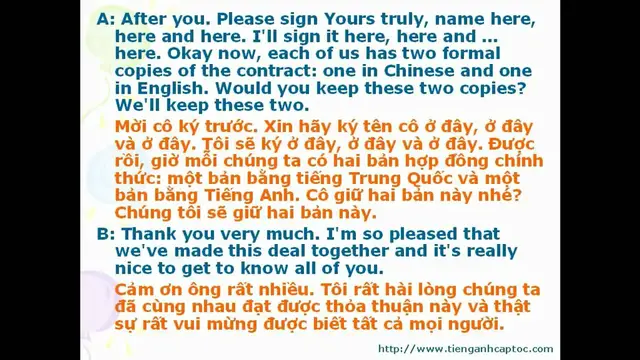Video thumbnail for English for Trade, Finance, and Bank Unit 09 - Dialogue 002
