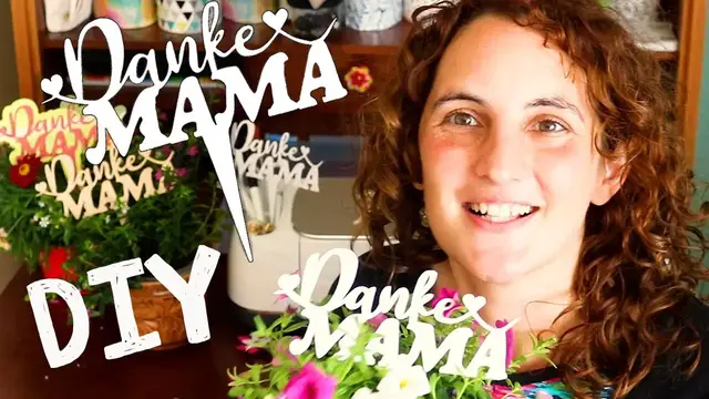Video thumbnail for ❤️ Danke Mama  ❤️ Blumenstecker zum Muttertag selber machen