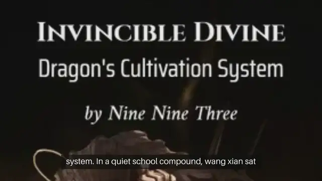Video thumbnail for Invincible Divine Dragon's Cultivation System: Chapter 1