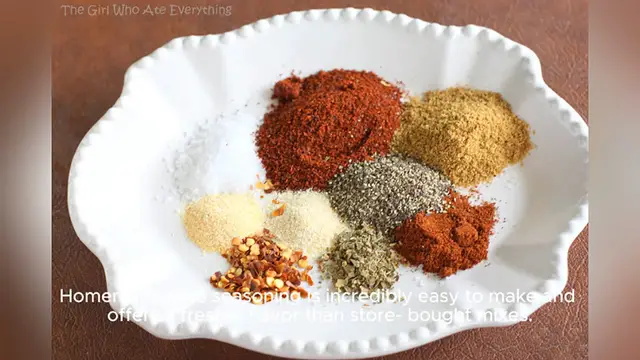Video thumbnail for taco seasoning mix recipe