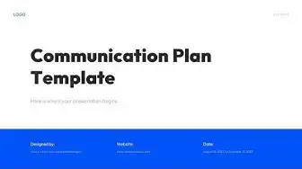 Video thumbnail for Communication Plan Template for PowerPoint and Google Slides
