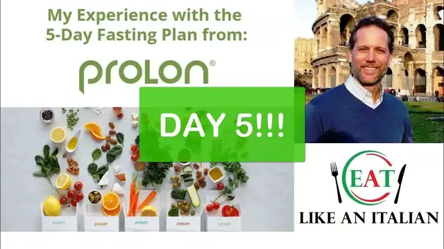 'Video thumbnail for ProLon Fasting Mimicking Diet - Day FIVE!'