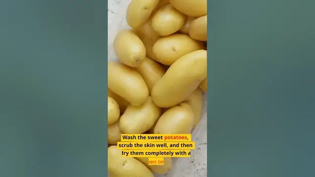 Video thumbnail for Toaster Oven Baked Sweet Potato Easy Recipe (2022)