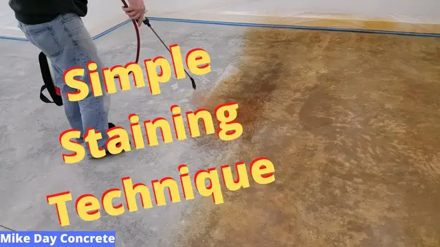 Video thumbnail for How To Stain Concrete Floors | Easy Diy Method