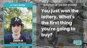 Video thumbnail for If Zach wins the lottery, he's moving to Hawaii. No ifs, ands, or buts!