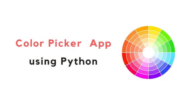 Video thumbnail for Color Picker App Using Python Programming | Python beginner projects