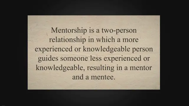 'Video thumbnail for 6 Steps How to Be a Good Mentor'