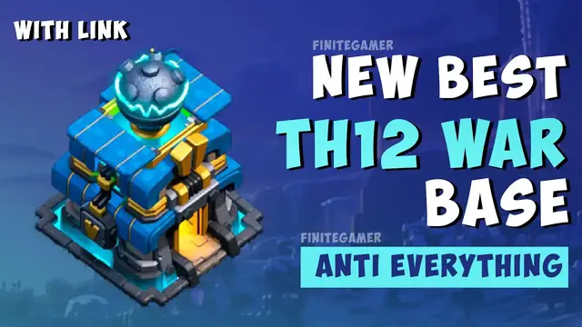 'Video thumbnail for NEW TH12 WAR BASE LINK 2023 | TH12 CWL BASE | NEW TOP 5 BEST TH12 WAR BASE DESIGN CLASH OF CLANS'