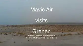 'Video thumbnail for DJI Mavic Air fliegt im Nebel - Grenen im Norden Dänemarks'