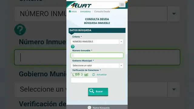 Video thumbnail for Pasos: ¿Cómo saber cuánto debo por impuestos de inmueble en Bolivia? Página web RUAT