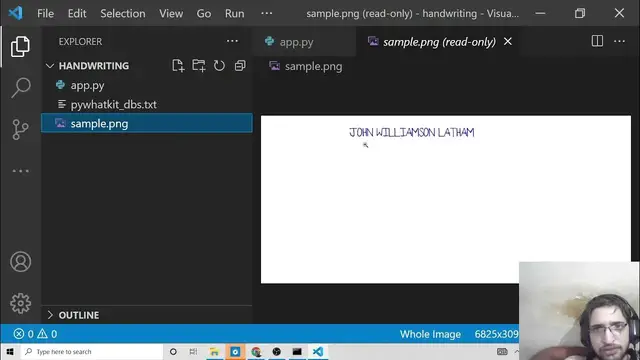 Video thumbnail for Python 3 pywhatkit Example to Convert Text to Handwriting Font and Save as PNG Image Using OpenCV