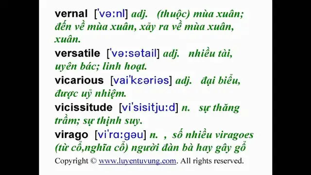 Video thumbnail for Essential Words for the TOEFL - Lesson 21