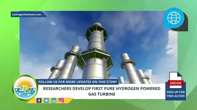 Video thumbnail for German Version - Researchers Develop First Pure Hydrogen Powered Gas Turbine