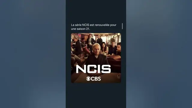 'Video thumbnail for La série NCIS est renouvelée pour une saison 21'