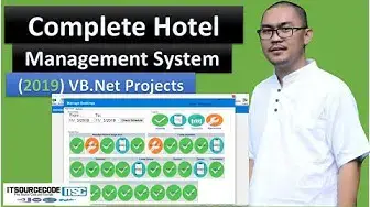 Video thumbnail for Hotel Management System in VB.Net 2019 | Complete System