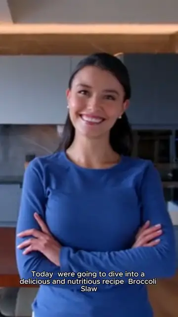 Video thumbnail for broccoli slaw recipe