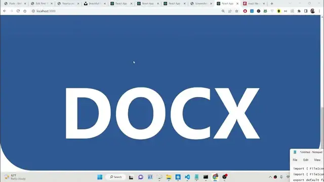 Video thumbnail for React.js react-file-icon Example to Generate & Render SVG Icons of Different File Types in Browser