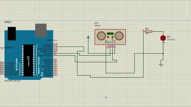 Video thumbnail for Ultrasonic sensor with arduino in proteus