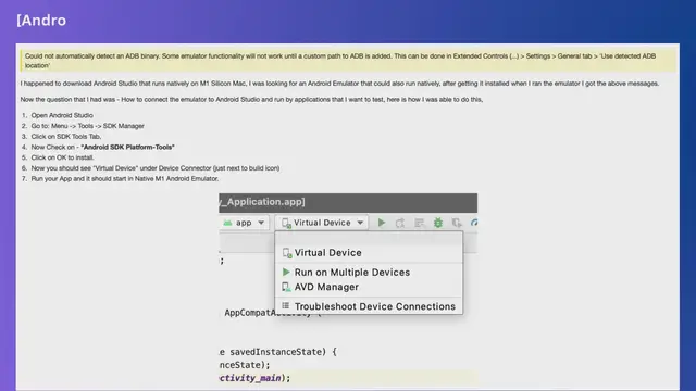 Video thumbnail for [Android Studio] Could not automatically detect an ADB binary