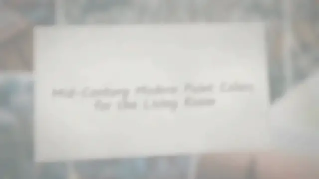 'Video thumbnail for Mid-Century Modern Paint Colors for the Living Room'
