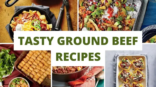 Video thumbnail for tasty ground beef recipes
