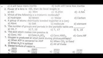 Video thumbnail for 10th Science First Mid Term Question Paper 2019-20 | Perambalur District | English Medium