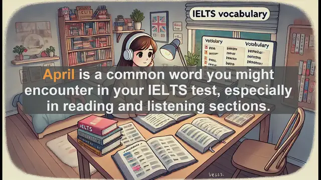 Video thumbnail for 2500 Must Know IELTS 5.5 Vocabulary - Understanding 'April': Key Points for IELTS Success