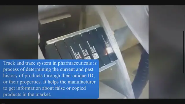 Video thumbnail for Track and Trace system in Pharmaceutical Packing