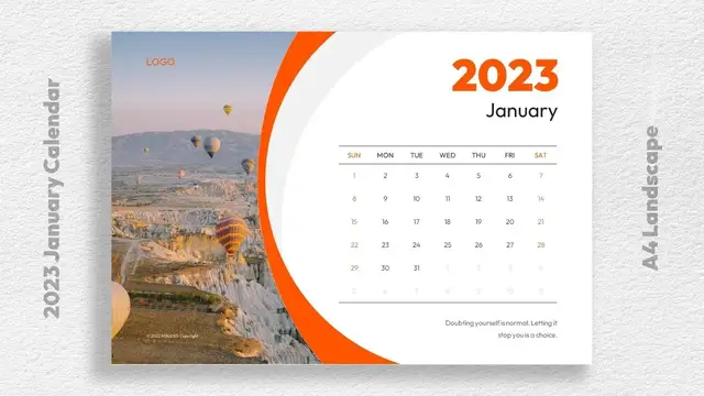 Video thumbnail for 2023 January Calendar Template Free Download