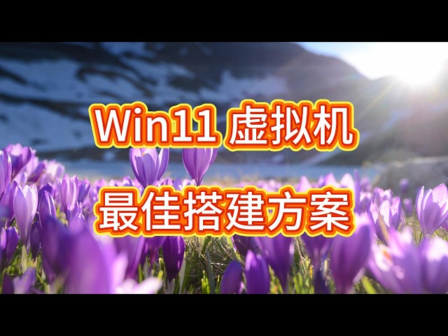 Video thumbnail for VMWare 免费安装 Windows 11 保姆级教程
