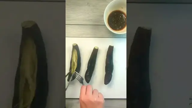 'Video thumbnail for How to make Spicy Air Fryer Japanese Eggplant #shorts #recipe #recipes'