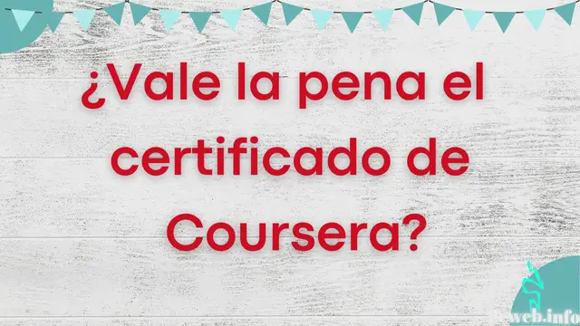 Video thumbnail for ¿Vale la pena el certificado de Coursera?