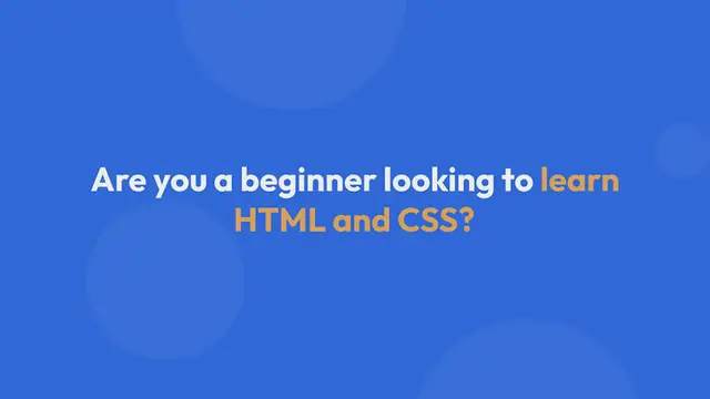 Video thumbnail for 32 HTML And CSS Projects For Beginners (With Source Code)