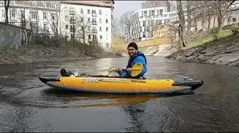 Video thumbnail for Urban River Kayak down the Akerselva in Oslo
