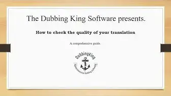 Video thumbnail for How To Check The Quality Of Your Translation (Case Study)