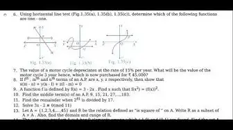 Video thumbnail for 10th Maths First Mid Term Model Question Paper 2019-20 | English Medium