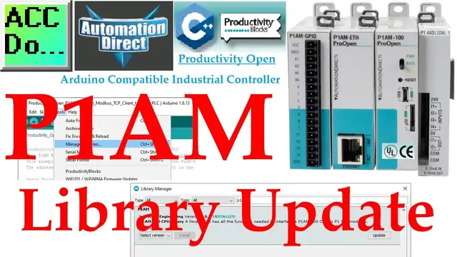 Video thumbnail for P1AM Open Arduino Library Update