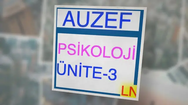 Video thumbnail for Psikoloji Ünite -3 : Psikolojide Ölçme Değerlendirme ve Testler