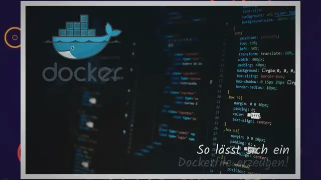 Video thumbnail for So erstellt man ein Dockerfile