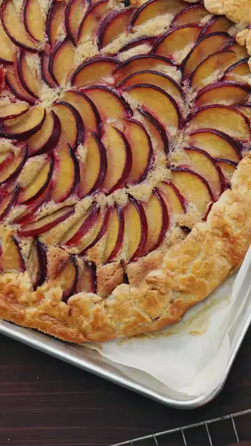 Video thumbnail for Plum Frangipane Galette